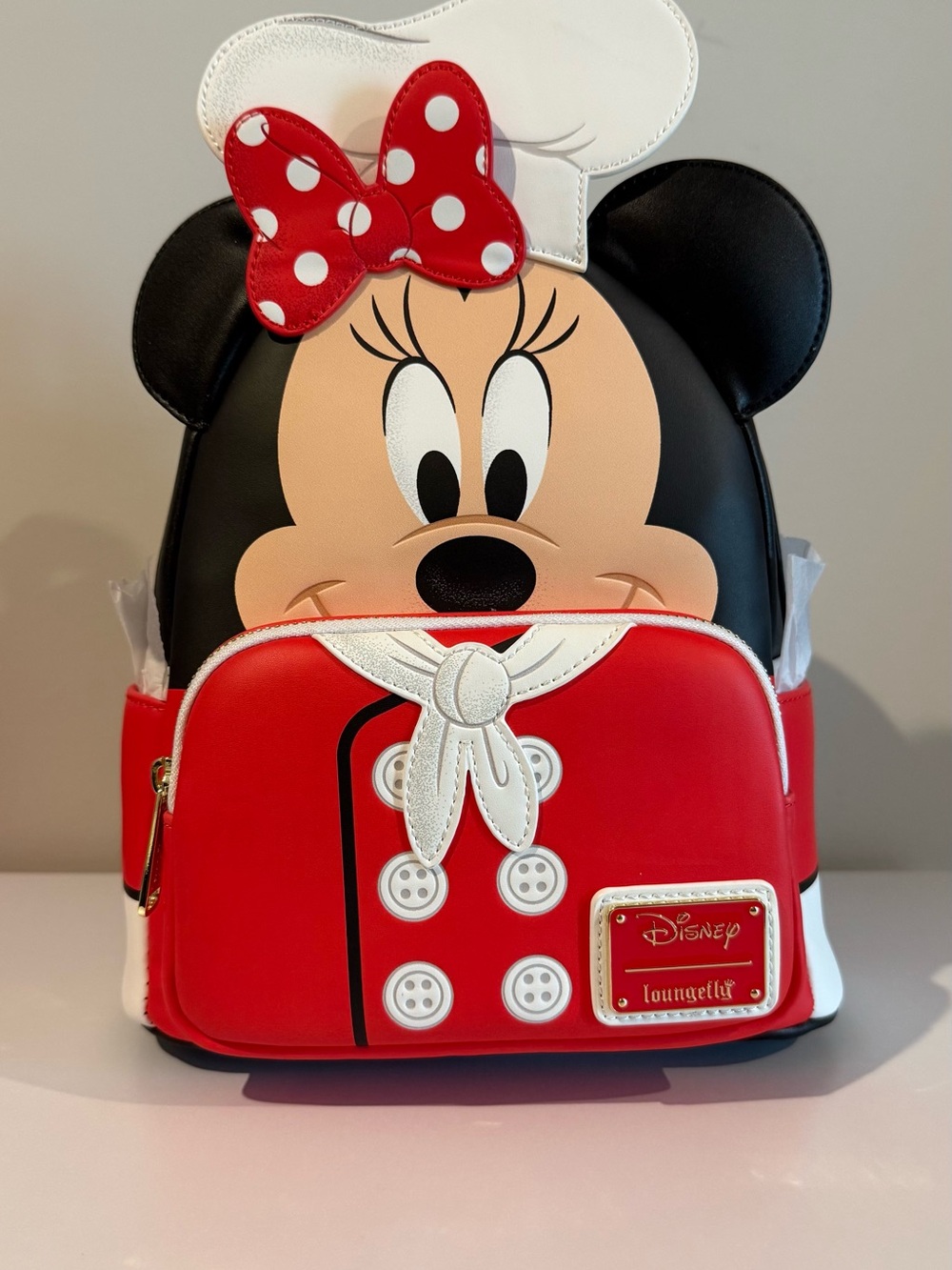 Brand NWT Disney Loungefly Backpack Chef Minnie Mouse
